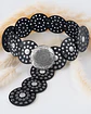 Maxi Cinturon Bohemian Chic Black Silver - Miniatura 3