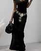 Maxi Cinturon Bohemian Chic Black Silver - Miniatura 4