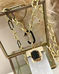 Collar Maxi Colgante Turmalina y Cristal Lunar Gold  - Miniatura 3