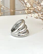 Anillo Maxi Triple Banda Grueso Silver - Miniatura 3