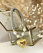 Pulsera Corazón Inflado Perlas Silver Gold  - Miniatura 8