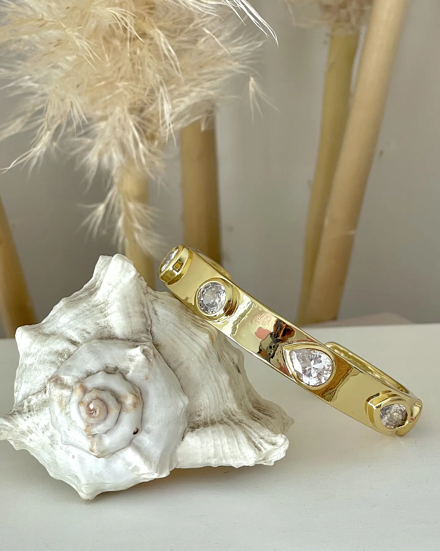 Pulsera Cristales Luxury Gold 5