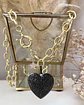 Collar Maxi Corazón Black Circones gold - Miniatura 1