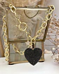 Collar Maxi Corazón Black Circones gold - Miniatura 3