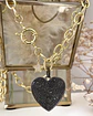 Collar Maxi Corazón Black Circones gold - Miniatura 4