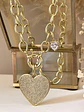 Collar Maxi Corazón Circones gold - Miniatura 3