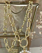 Collar medallón Virgen Perlas punto de luz  - Miniatura 4