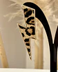 Aros Maxi Rayo Leopardo Print Gold - Miniatura 3