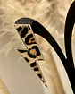 Aros Maxi Rayo Leopardo Print Gold - Miniatura 7