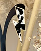 Aros Maxi Rayo Leopardo Cow Print Gold - Miniatura 5
