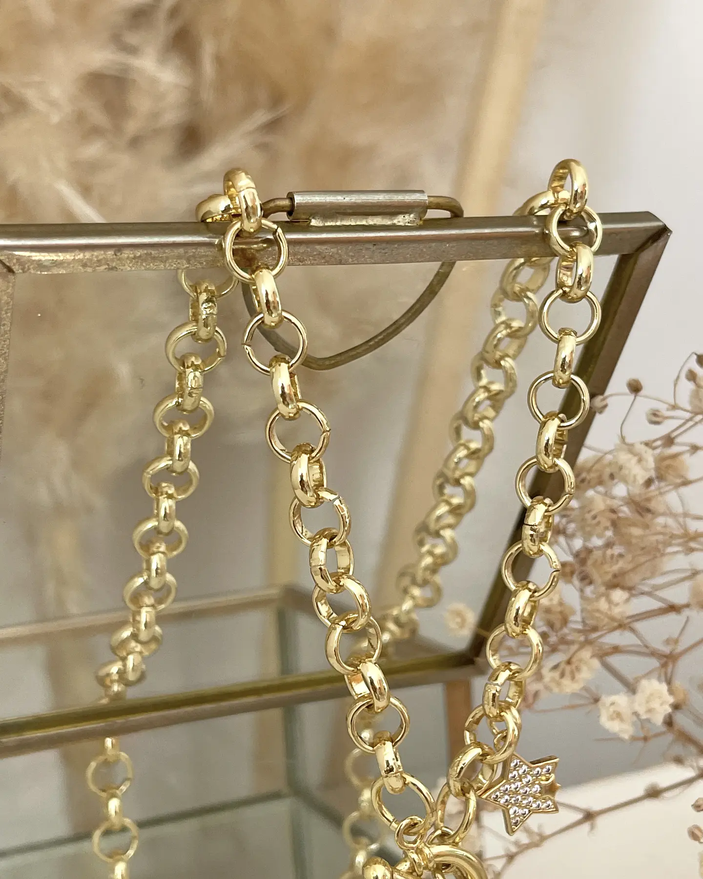 Collar Maxi Mariposa Circones punto de luz gold 5