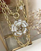 Collar Maxi Camelia Eslabones mixtos grandes Gold - Miniatura 5