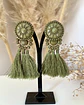 Maxi Aros Verde Oliva Borlas - Miniatura 1