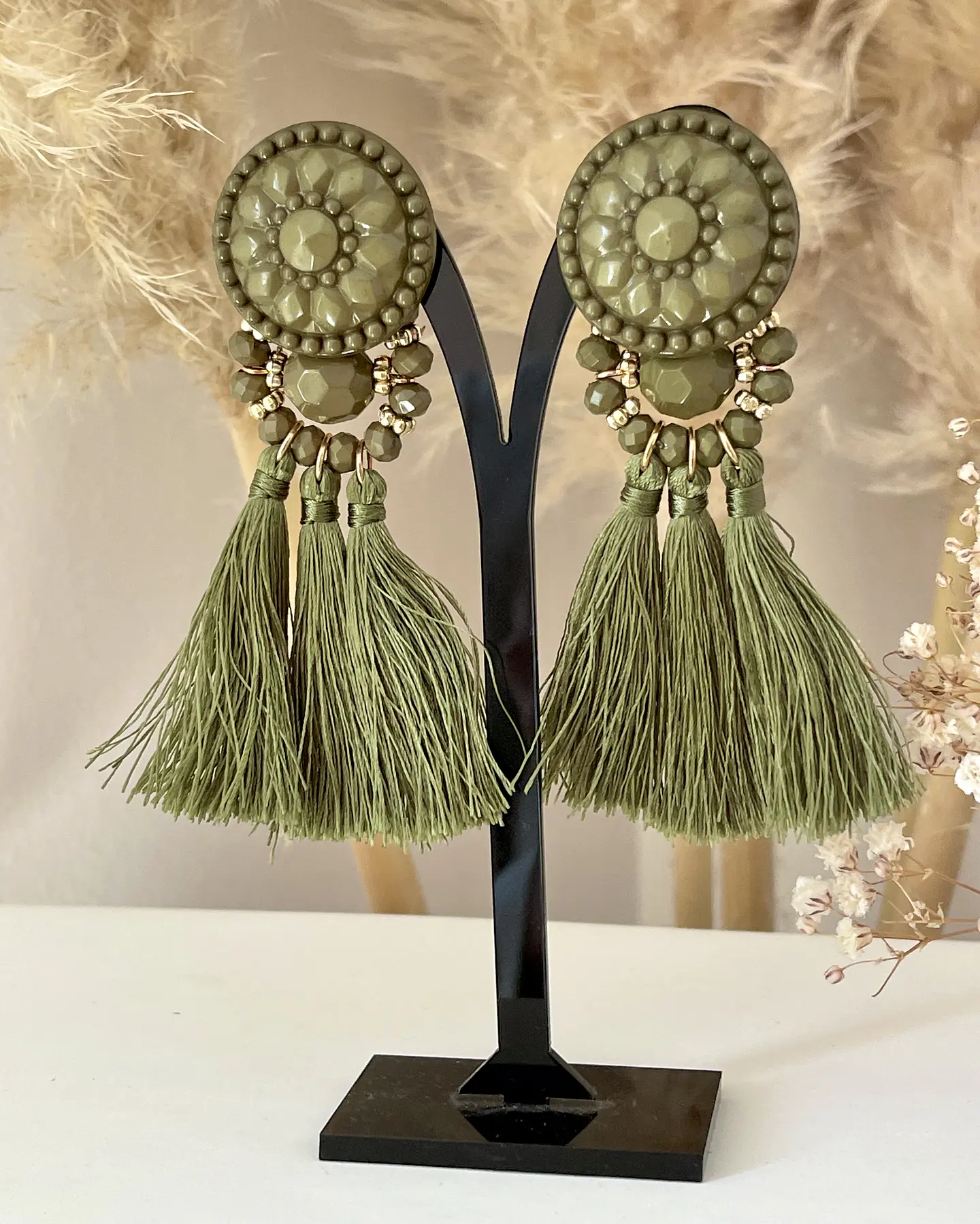Maxi Aros Verde Oliva Borlas 4