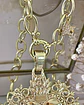 Collar XL Maxi Corazon Barroco Punto luz Gold - Miniatura 3