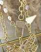 Collar XL Libélula eslabones mixtos perlas y gold - Miniatura 4