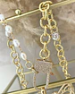Collar XL Libélula eslabones mixtos perlas y gold - Miniatura 6