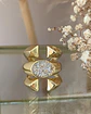 Anillo Triple Banda Abierto Circones Gold - Miniatura 1