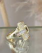 Anillo Verona con Cintillo de Cristales y circones gold  - Miniatura 3