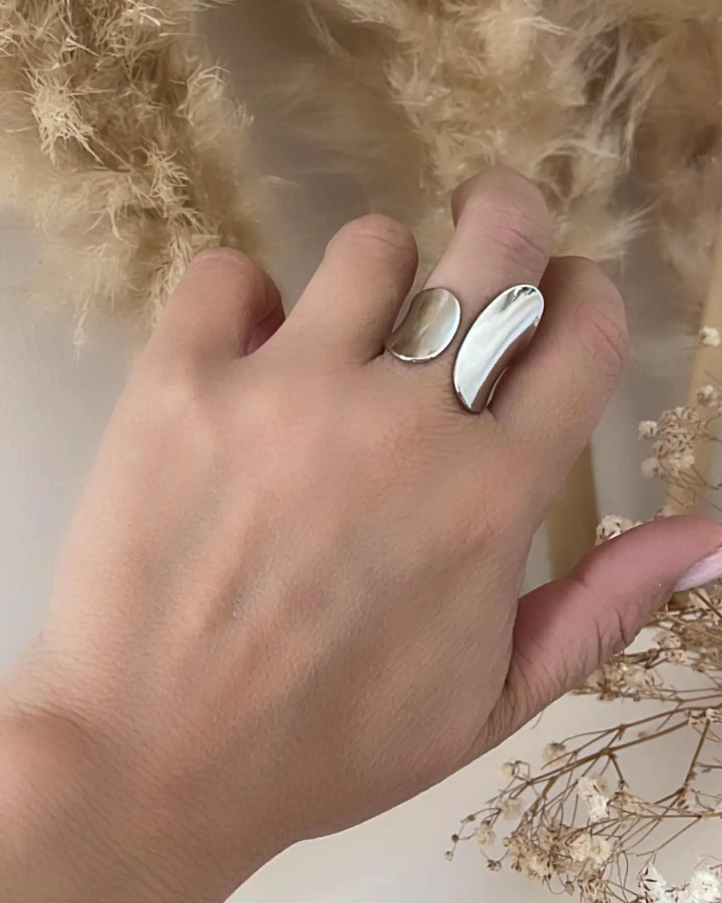 Anillo Abstracto Lia Silver  1