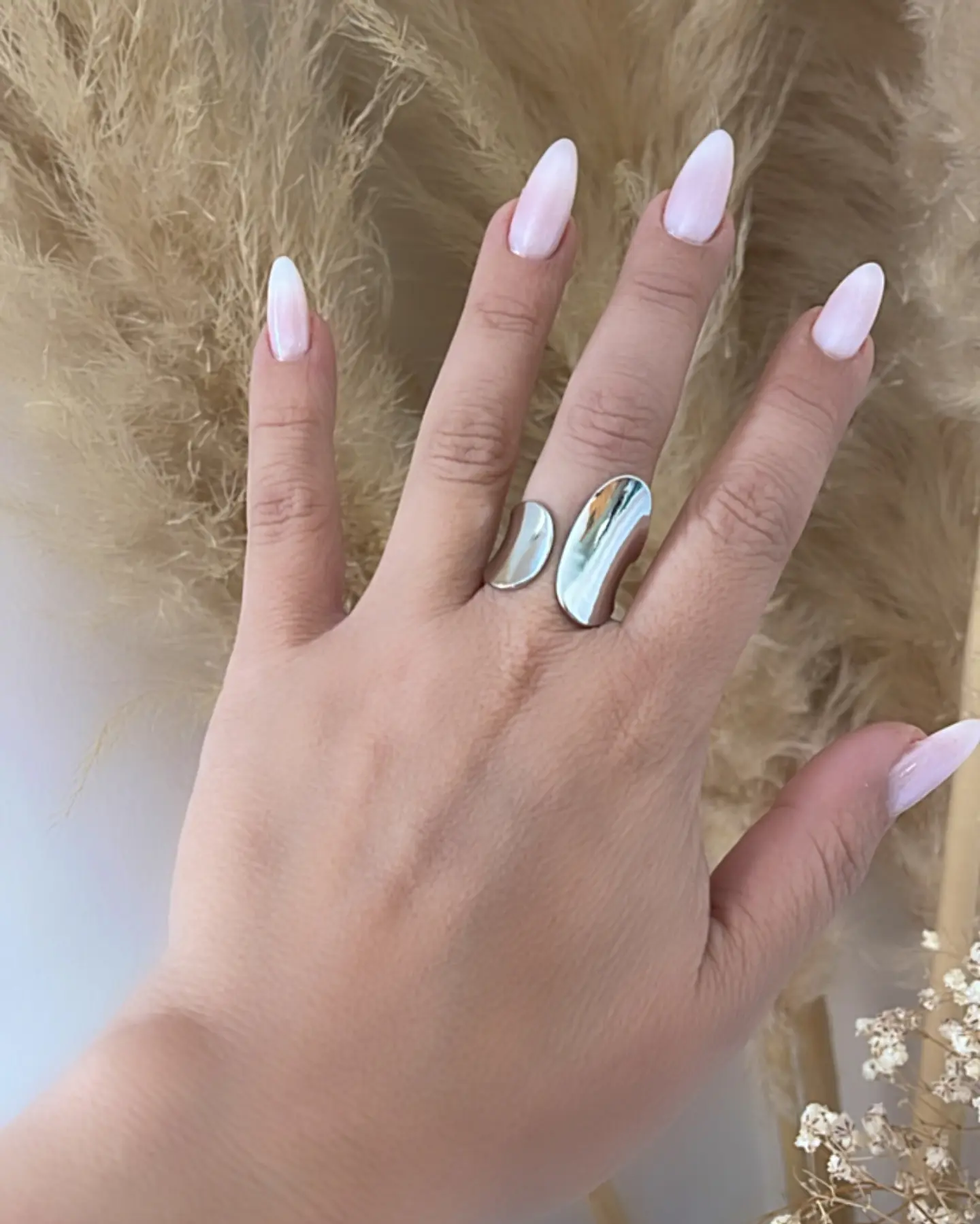 Anillo Abstracto Lia Silver  3