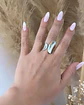 Anillo Abstracto Lia Silver  - Miniatura 3