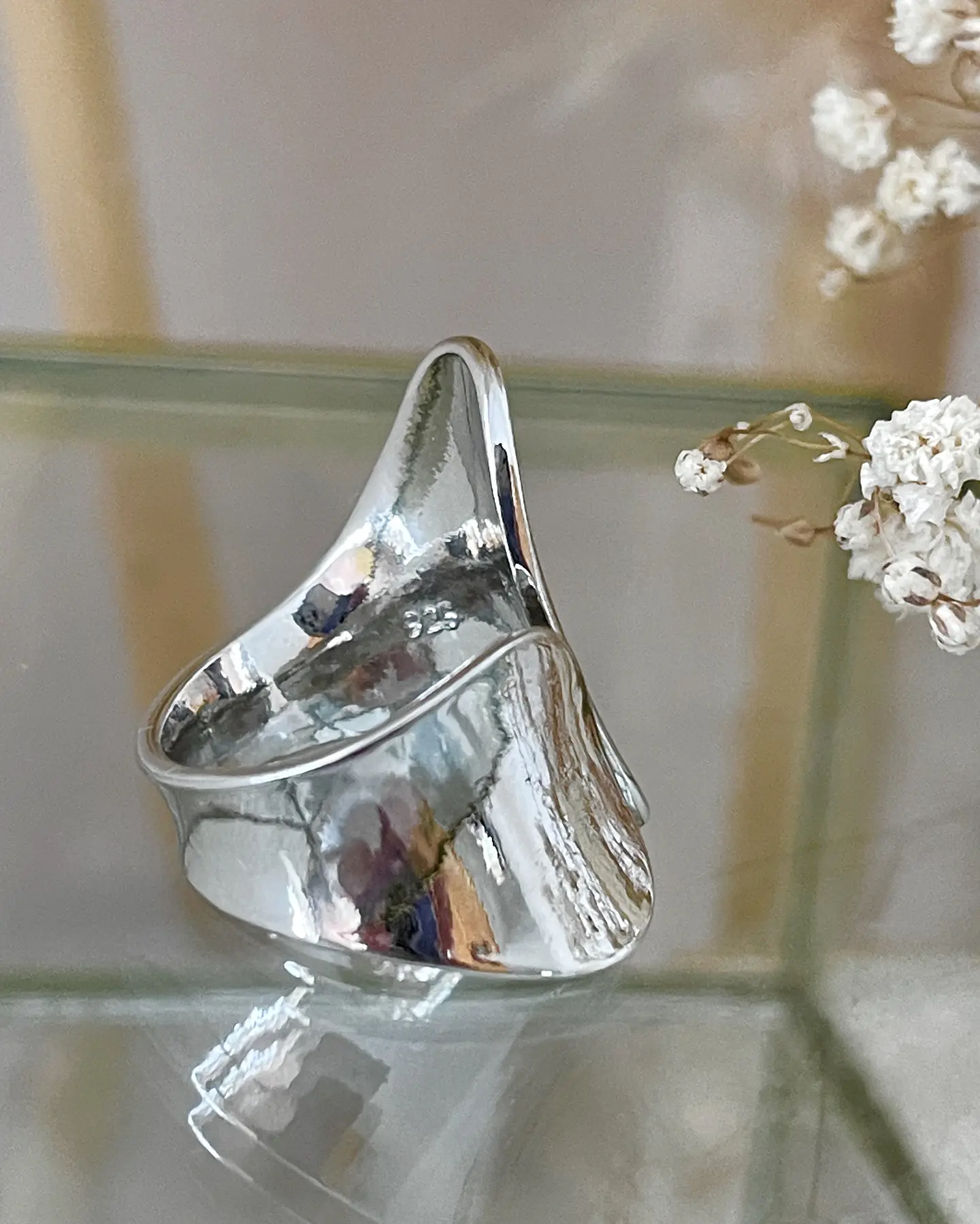 Anillo Abstracto Lia Silver  4