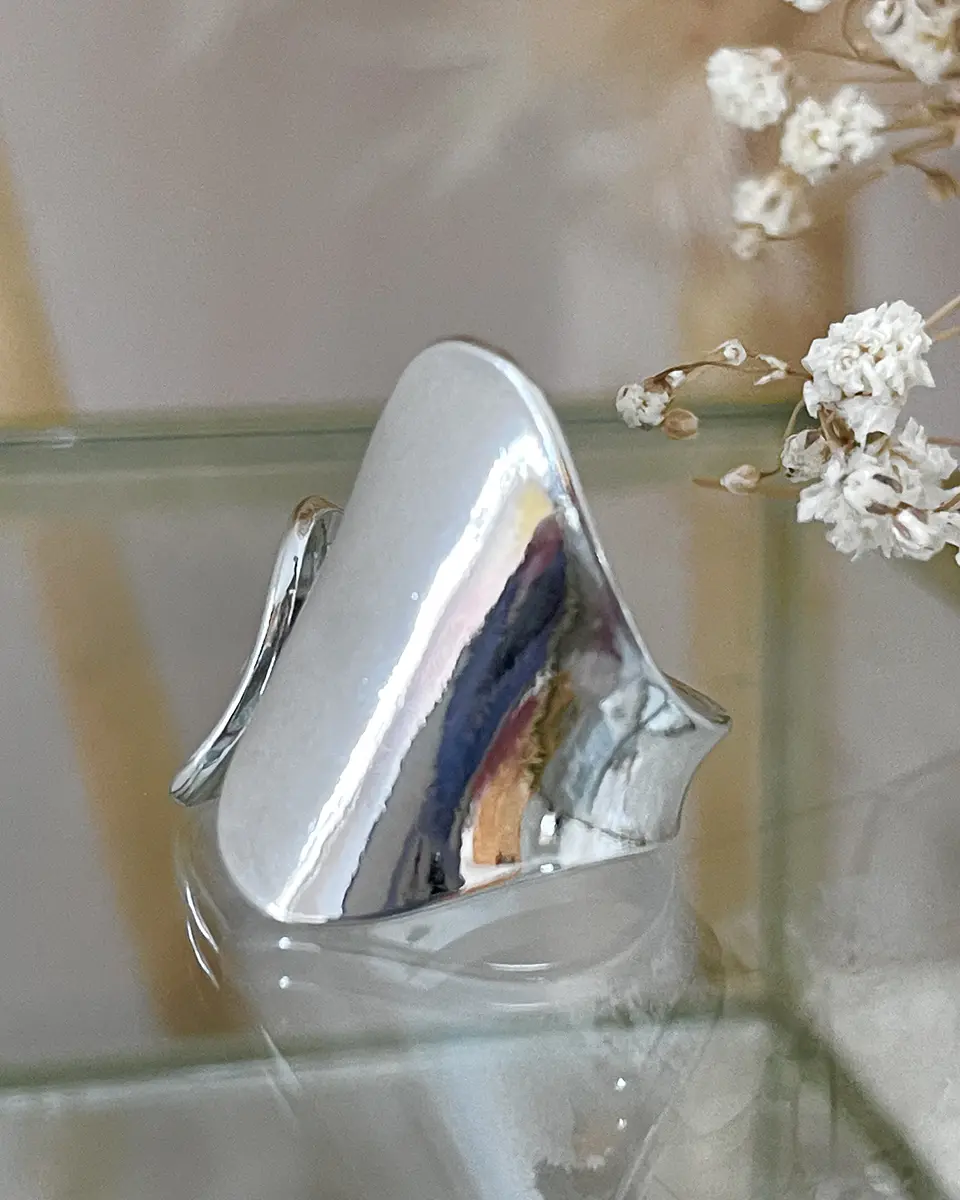 Anillo Abstracto Lia Silver  6