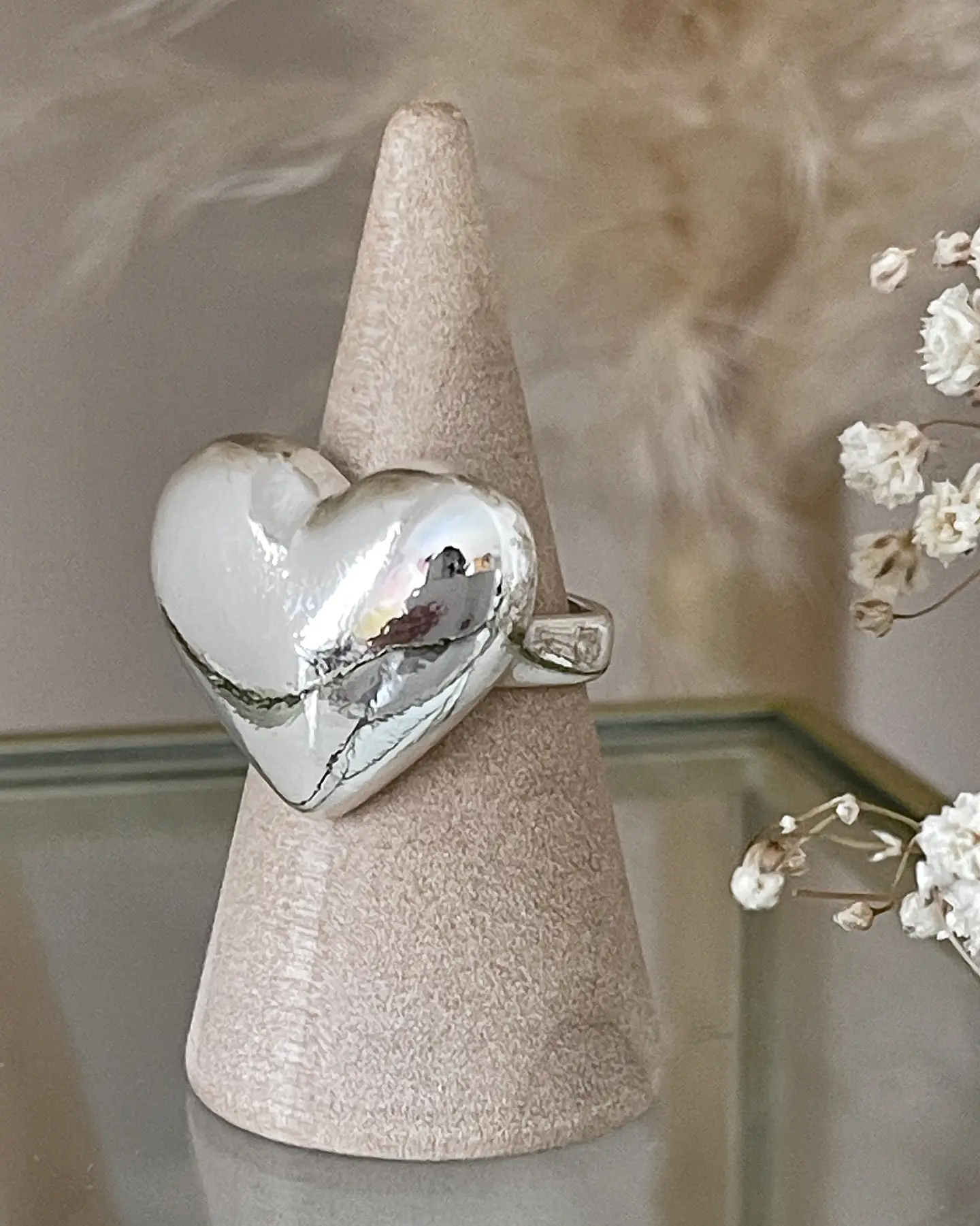 Anillo Corazón Silver  2