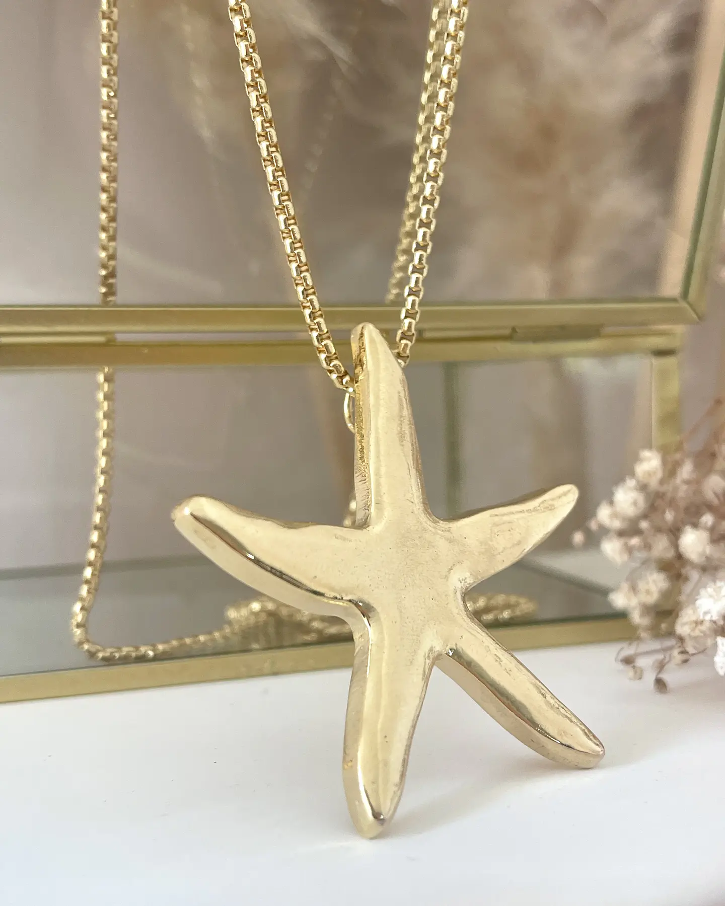 Collar XL Maxi Estrella Marina Gold 3