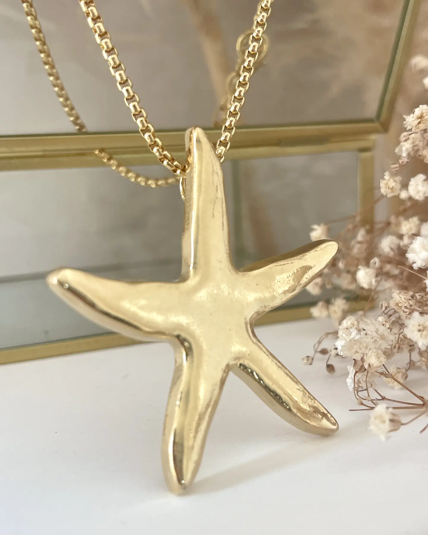 Collar XL Maxi Estrella Marina Gold 7