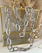 Collar XL Maxi Eslabones Martillados Silver  - Miniatura 4