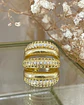 Maxi Anillo Luxury  Circones gold - Miniatura 1