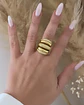 Maxi Anillo Luxury  Circones gold - Miniatura 2