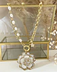 Collar Maxi Camelia Eslabones mixtos perlas Gold - Miniatura 2