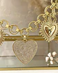 Collar Trío de Corazones Eslabones dobles Gold - Miniatura 8
