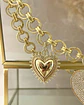 Collar Trío de Corazones Eslabones dobles Gold - Miniatura 12