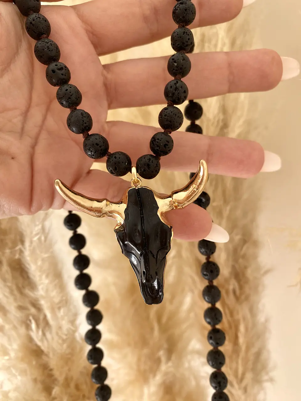 Collar XL Cabeza de Toro Black 3