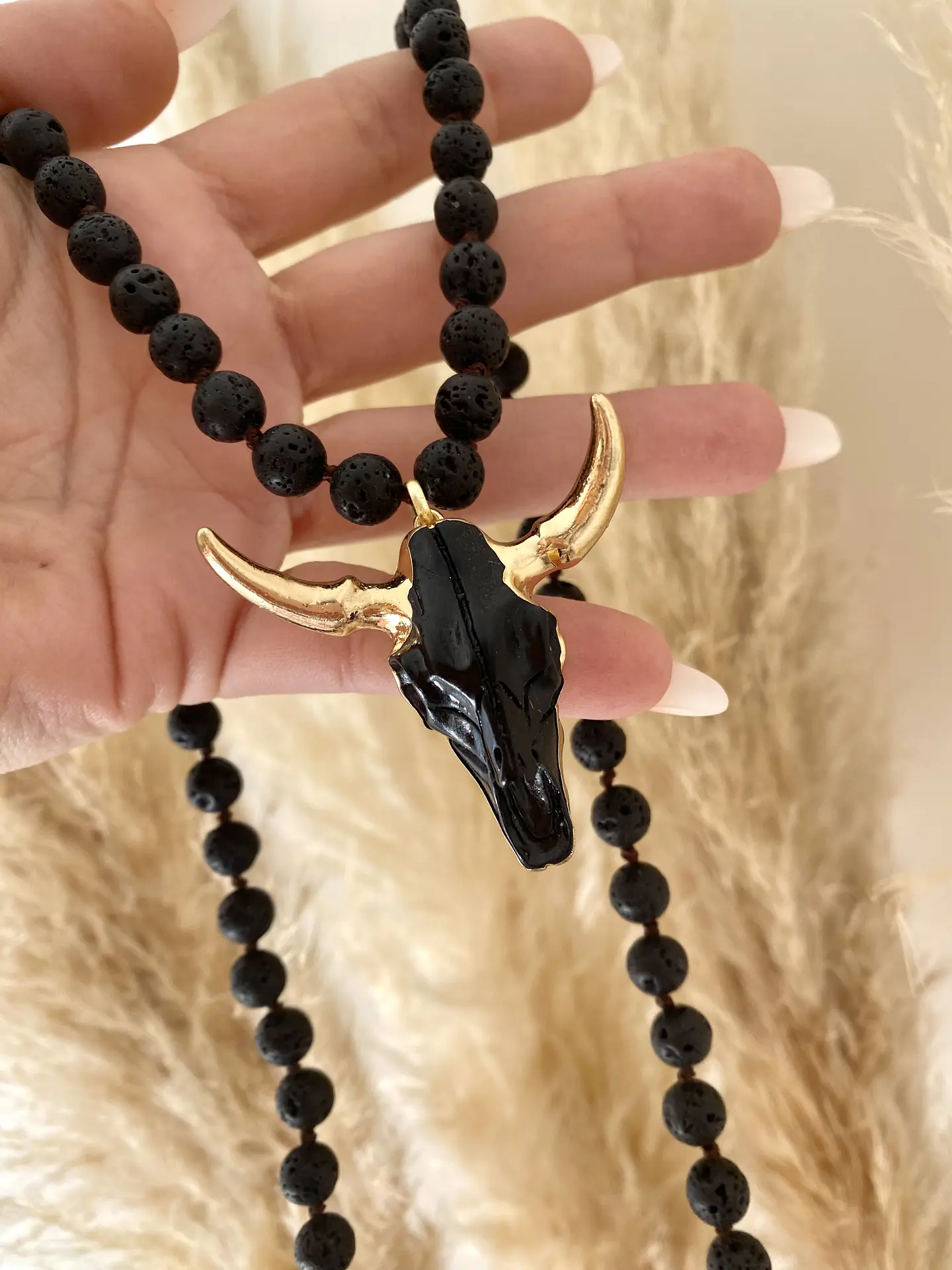 Collar XL Cabeza de Toro Black 4