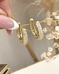 Aros Argolla Circones Gold - Miniatura 5