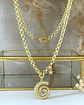 Collar Caracola punto de luz estrella gold - Miniatura 1