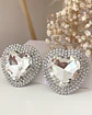 Maxi Aros Corazón Cristal Silver Strass  - Miniatura 3