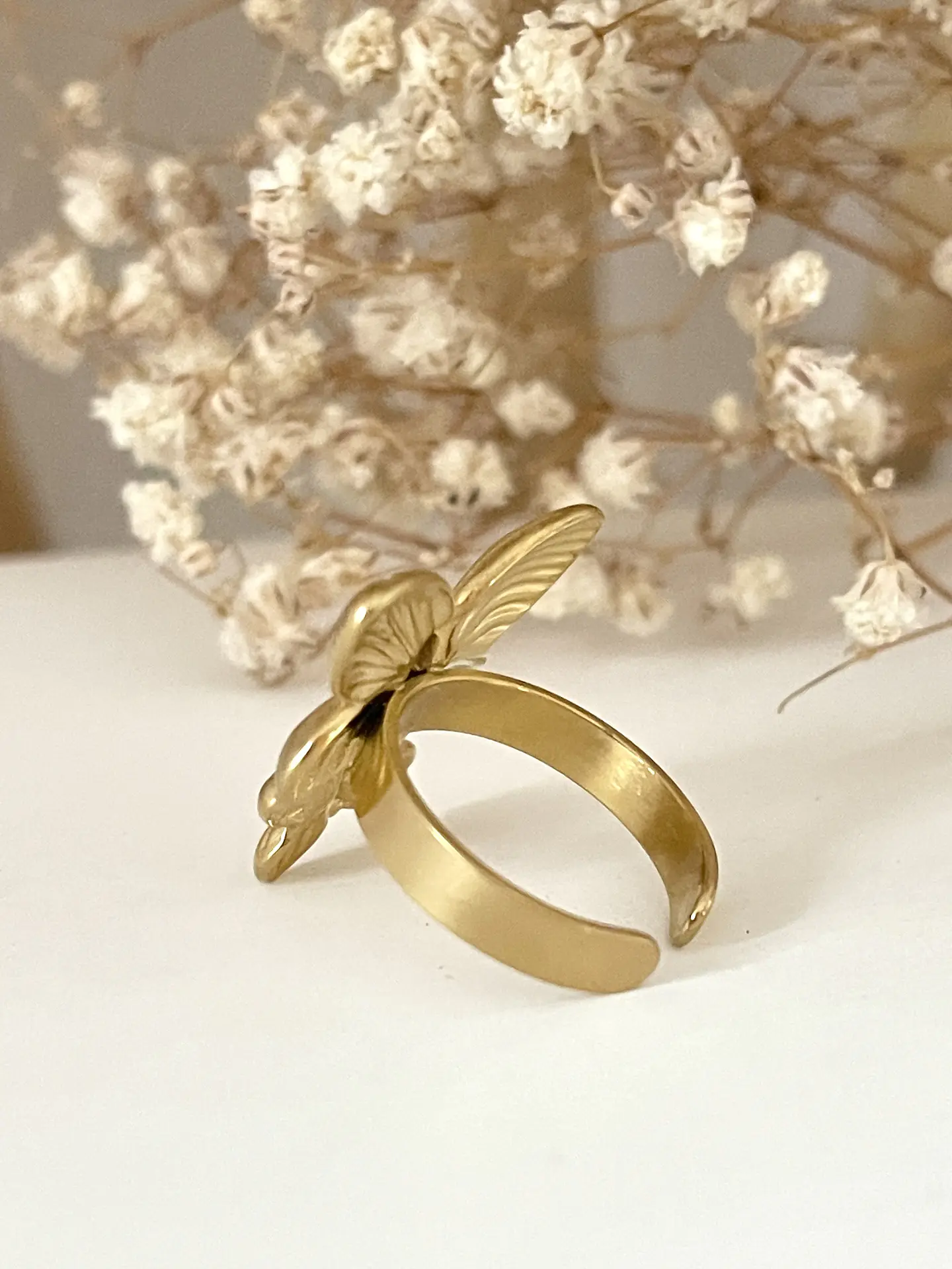Anillo Dúo Mariposas Gold 3