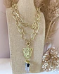 Collar XL Maxi Jaguar Péndulo Turmalina y Cuarzo  - Miniatura 2