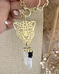Collar XL Maxi Jaguar Péndulo Turmalina y Cuarzo  - Miniatura 6