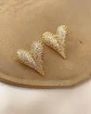 Aros Corazón Inflado Stiletto Circones Gold - Miniatura 1