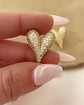 Aros Corazón Inflado Stiletto Circones Gold - Miniatura 3