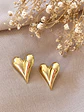 Aros Corazón Inflado Stiletto Gold - Miniatura 2