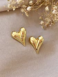 Aros Corazón Inflado Stiletto Gold - Miniatura 3