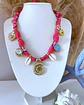 Collar Bandana Fucsia Multidije Gold - Miniatura 4